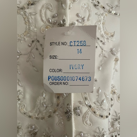 NWT Oleg Cassini Wedding Dress - Picture 11 of 12